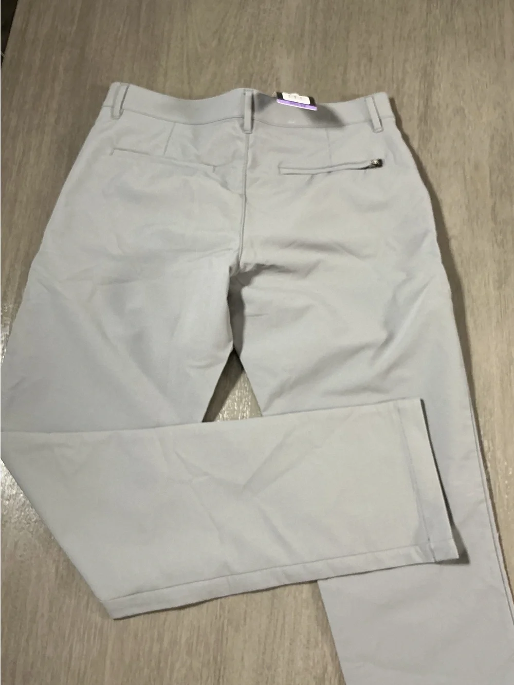 NWT Banana Republic Men’s Performance Flat Front Tech Gray Pants 30x32